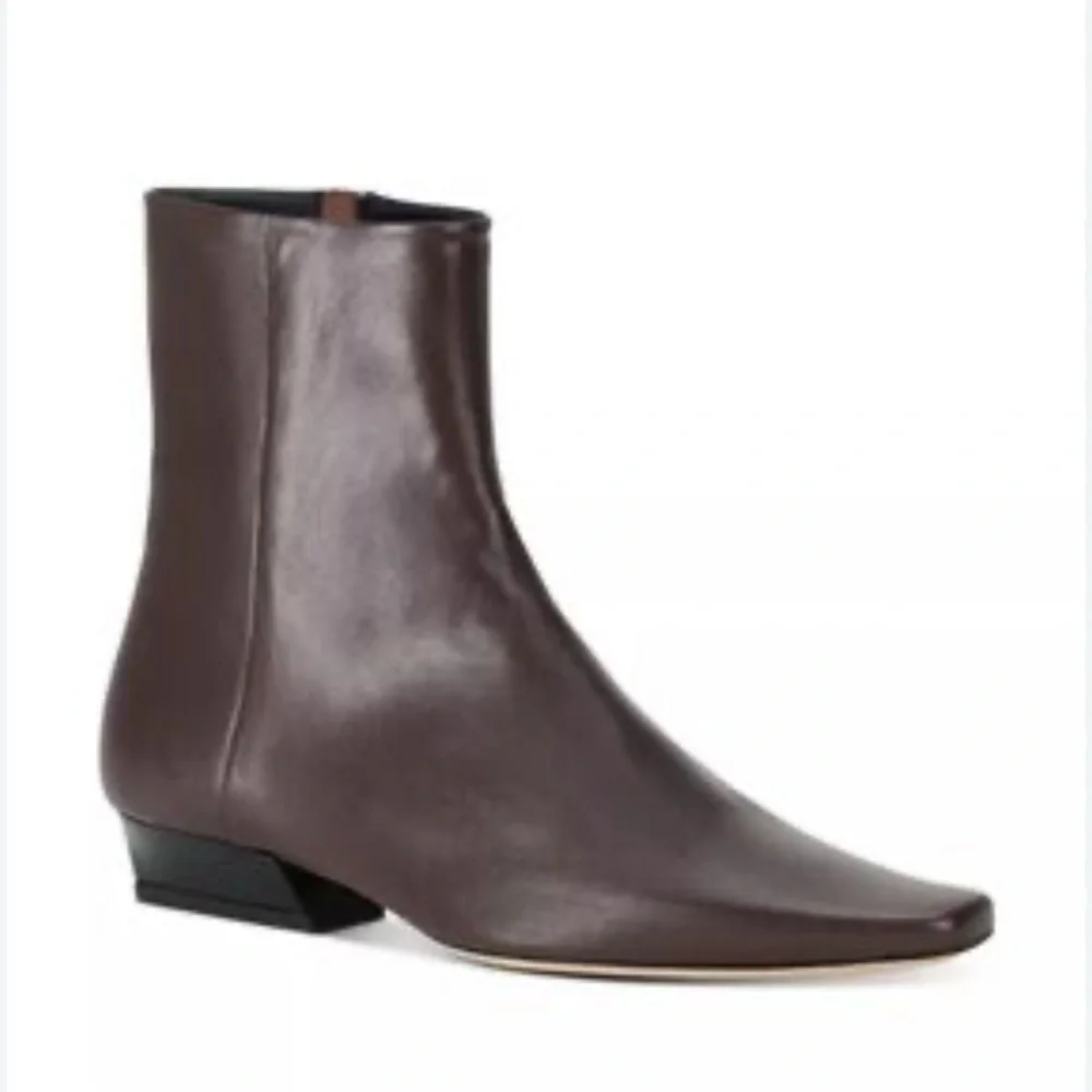 STAUD Wally Espresso Brown Ankle Boots 39.5=9.5